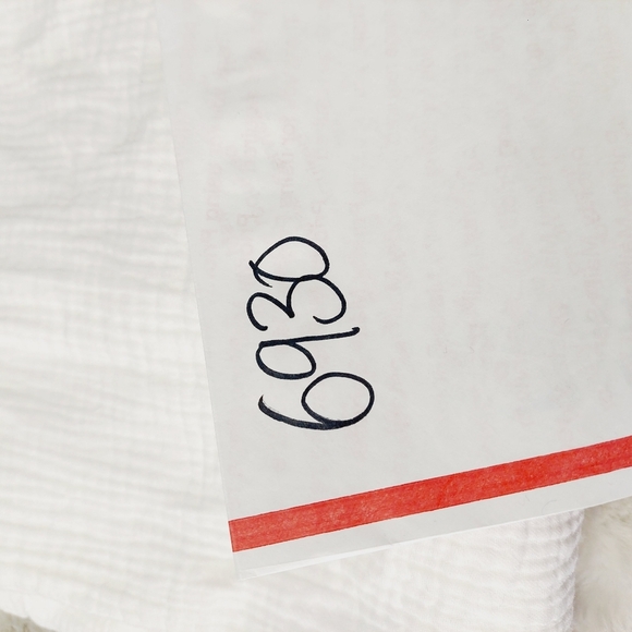 Jones & Co White Crewneck Long Sleeves Pockets Cotton Tunic Top P6930 - Picture 7 of 7